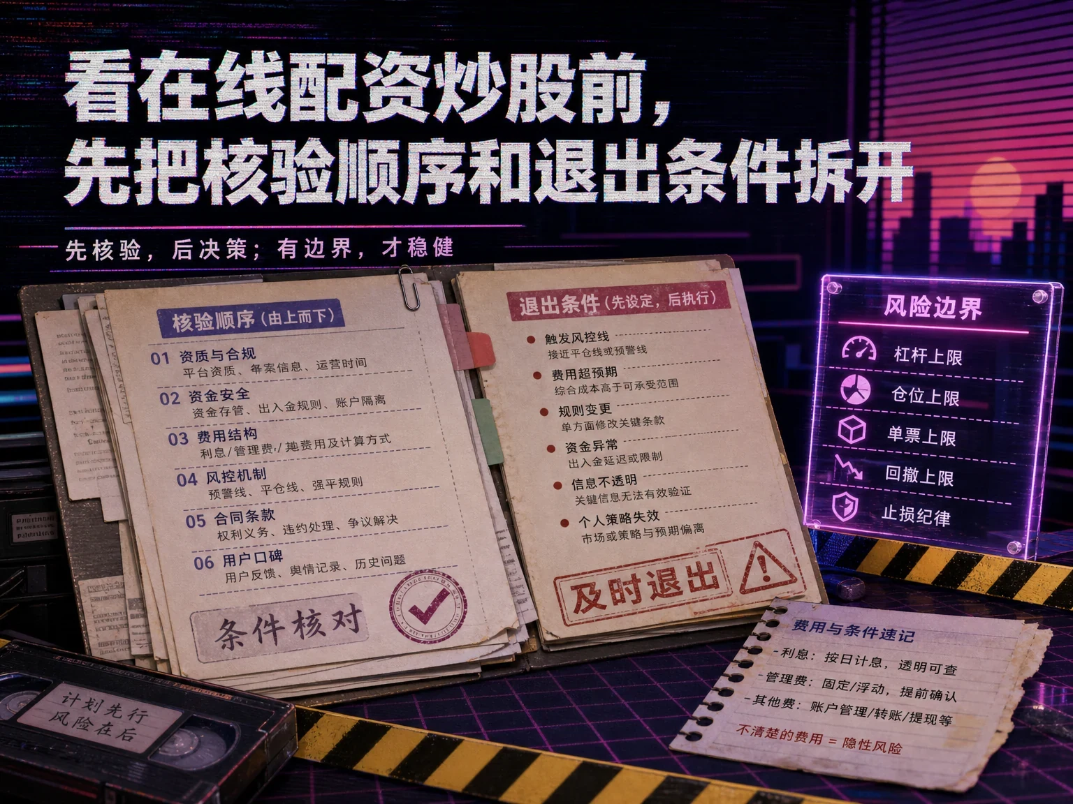 看在线配资炒股前，先把核验顺序和退出条件拆开缩略图