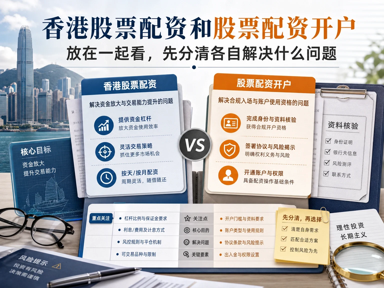 香港股票配资和股票配资开户放在一起看,先分清各自解决什么问题 插图