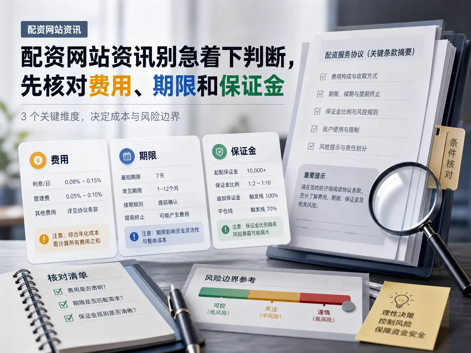 配资网站资讯别急着下判断,先核对费用、期限和保证金 插图
