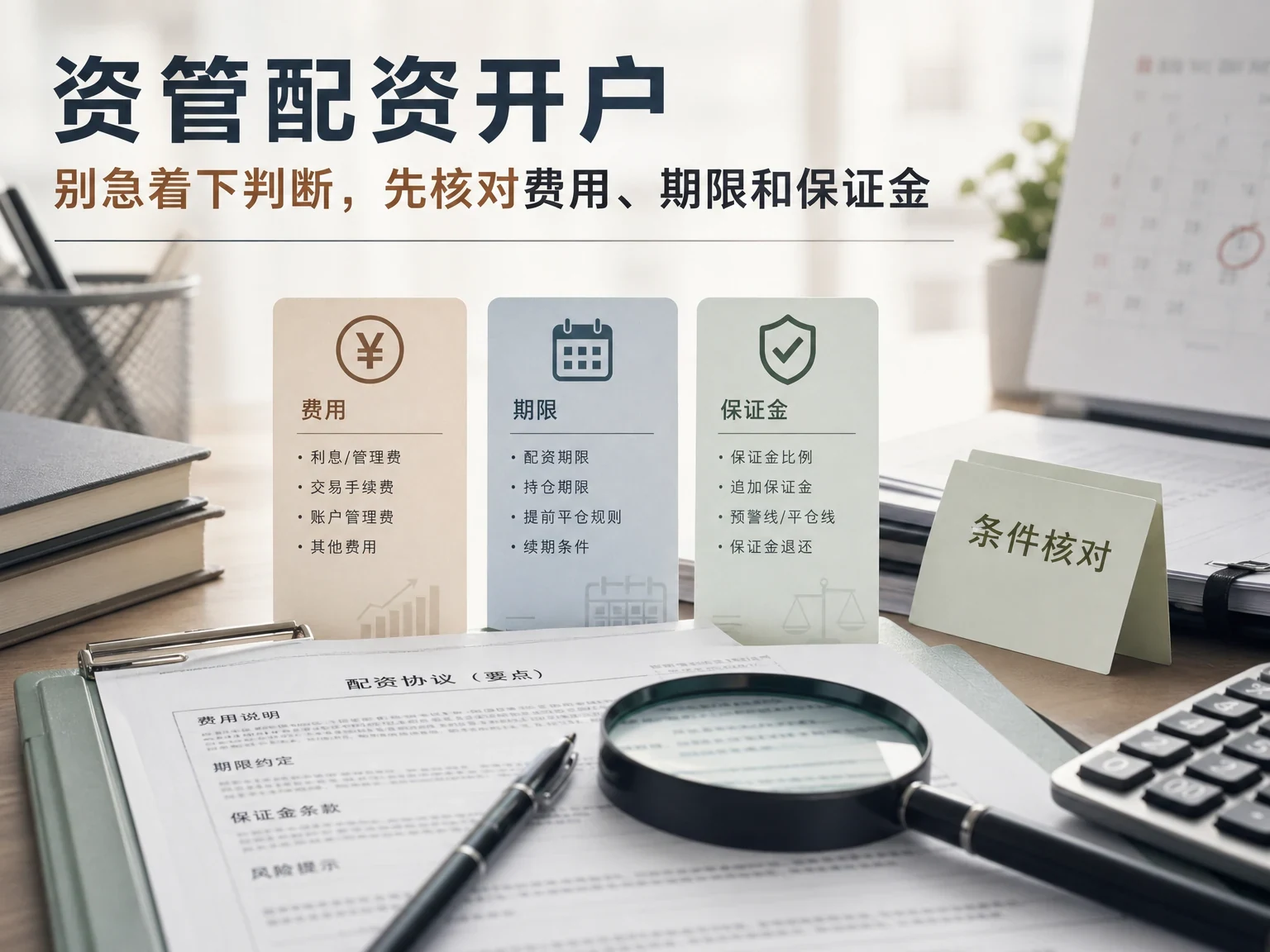资管配资开户别急着下判断，先核对费用、期限和保证金缩略图