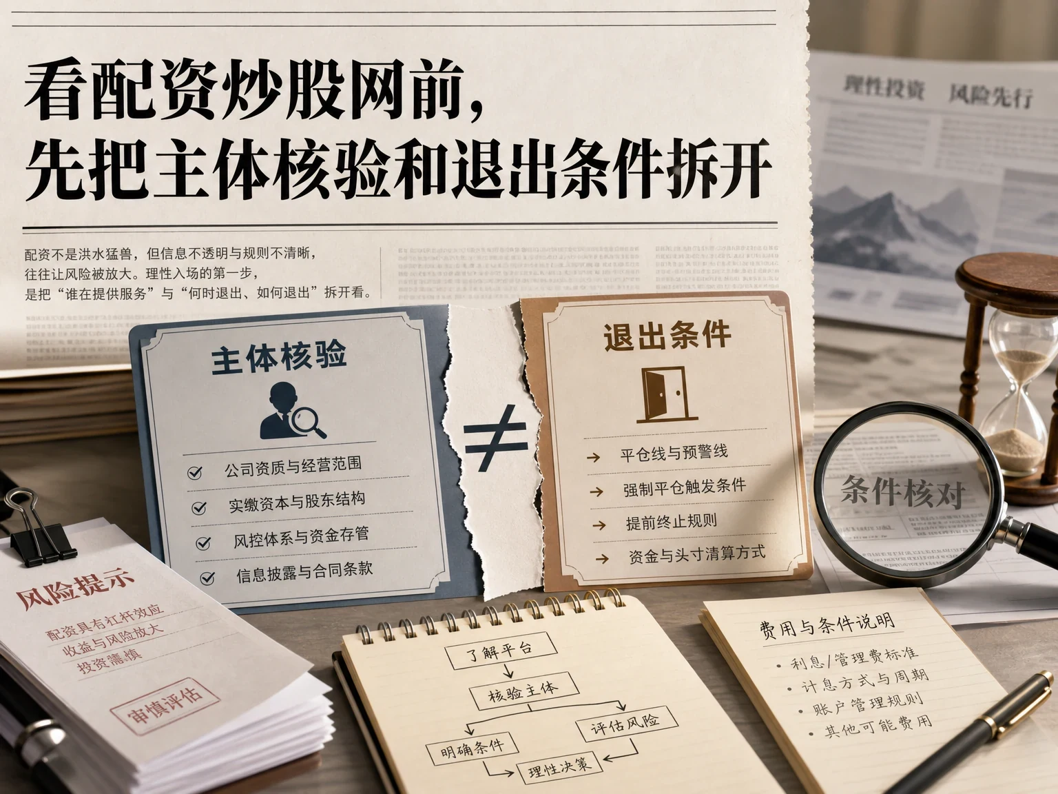 看配资炒股网前，先把主体核验和退出条件拆开缩略图
