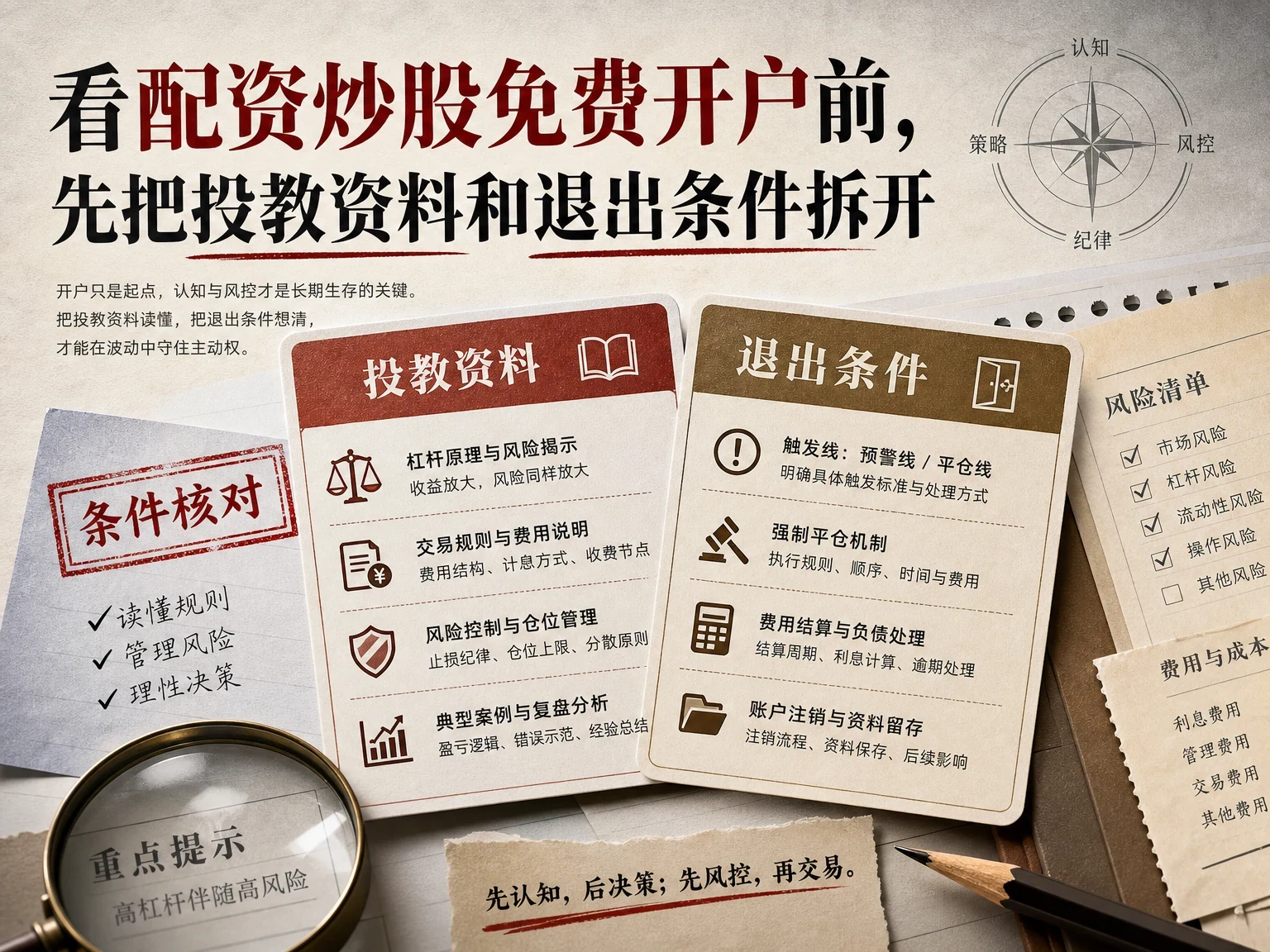 看配资炒股免费开户前,先把投教资料和退出条件拆开 插图